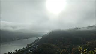 Rhine river Oberwesel River Castle [upl. by Aloibaf80]