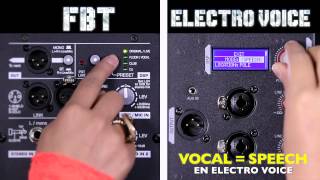 Cajas Amplificadas  FBT amp Electro Voice [upl. by Parthinia]