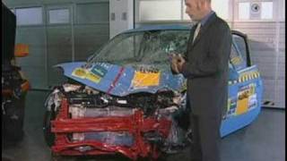 ADAC Crash Test Fiat 500 vs Audi Q7 [upl. by Noak382]