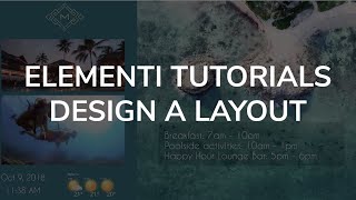 Getting started with an Elementi layout [upl. by Iturhs325]