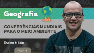 Conferências mundiais para o meio ambiente​  Geografia  Ensino Médio [upl. by Neret]