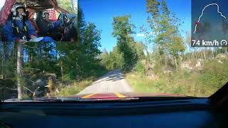 Rally Blekinge 2024  SS4 Kullan SS5 Björkefall amp SS6 Agngölsmåla [upl. by Husha141]