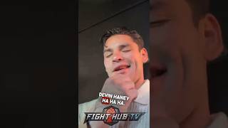 Ryan Garcia LAUGHS at Devin Haney SMACK at face off tells him it’s OVER for him [upl. by Ynney]