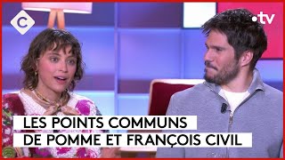 Pomme amp François Civil ont fait leur première TV à C à vous   C à vous  25032024 [upl. by Nagem428]