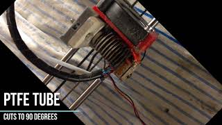 118  extruder e3d bowden  assemble and disassemble [upl. by Alleris]