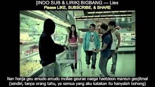 INDOSUB amp LIRIK BIGBANG  Lies MV [upl. by Greenfield]