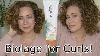 CURLY HAIR PRODUCTS  Biolage Curl Defining Elixer [upl. by Nerrad]