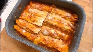 CANNELLONI RIPIENI DI CARNE FATTI A MANOdal ripieno alla pasta fresca NO besciamella [upl. by Orel423]