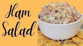 Ham Salad How to use leftover Ham [upl. by Nomaid]