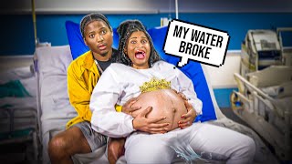 KINIGRA DEON Is In LABOR 😩  Krown Family Reality Tv [upl. by Ardin]