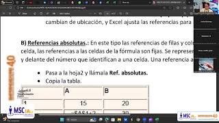 Ofimática de EXCEL para Dummies e Intermedios COMFENALCO PEC de la Gente Sesión  11 [upl. by Karlie]