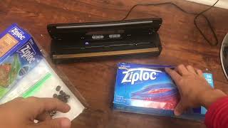 Vacuum sealer ANY size of Ziploc bags [upl. by Milstone]