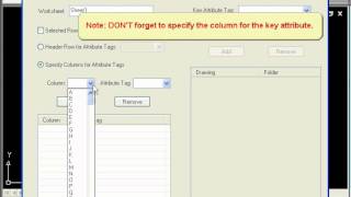How to import AutoCAD attributes by key  unique attribute values [upl. by Shena394]