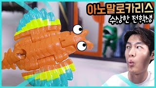 아노말로카리스 공룡 장난감이 학교에 오다 공룡메카드 상황극 Anomalocaris dinosaur toy [upl. by Sellma571]