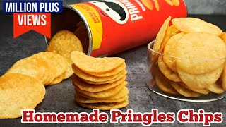 Homemade Pringles Potato Chips Recipe from Scratch  Homemade Snack [upl. by Dahsra]