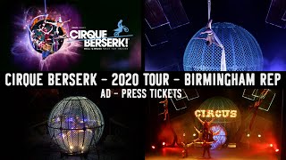 Cirque Beserk 2020 Tour Highlights 4K  Mama Geek Ad  press tickets [upl. by Dorothea]