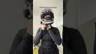 Tutorial menggunakan balaclava  lunas yak cbr250rr riding motovlog balaclava [upl. by Lizette536]