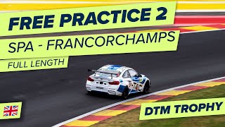 RELIVE  🇬🇧 Free Practice 2  SpaFrancorchamps  DTM Trophy 2022 [upl. by Ajiak561]