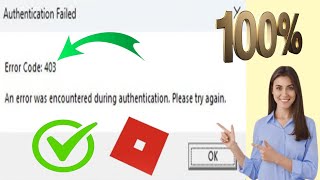 How to Fix Error Code 403 on Roblox 2024 Fix Code 403 [upl. by Anytsirk]