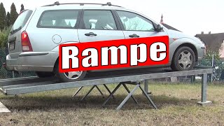 Auffahrrampe  Kipprampe  Tilting Ramp [upl. by Mikes]