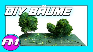 Tutorial Bäume selber machen für Modellbahn Diorama Landschaftsbau Modellbau [upl. by Alisan935]