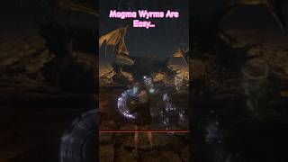 Magma Wyrms Is Easy gaming eldenring [upl. by Nehtanoj]