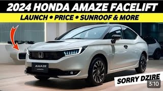 2024 New HONDA AMAZE FACELIFT🔥vijendramotohub viralviedo honda hondaamaze cars ytviral [upl. by Ettennor]