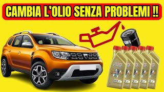 Cambio Olio e Filtro Olio Dacia Duster II dal 2019 BenzinaGpl 115cv Tutorial Tagliando [upl. by Frodine836]