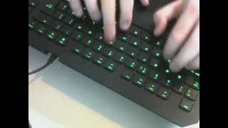 ASMR Fast Typing on Razer Deathstalker  ASMRTyping [upl. by Berkley279]