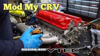 B20 VTEC Build Guide  B16 Cylinder Head  8k Rpm Screaming Honda  Mod My CRV RD1 [upl. by Calla]