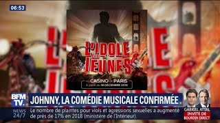 Johnny Hallyday la comédie musicale est confirmée [upl. by Ahkihs]