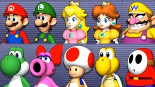 Mario Party 9  All Characters [upl. by Einon]