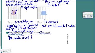 KMS 6th Grade Math  Module 1 Topic 2 Lesson 1 pt 1  Area of Parallelograms and Triangles [upl. by Hapte]