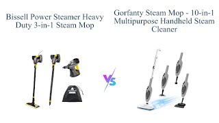 BISSELL Power Steamer vs 10in1 GorFanty Handheld Steam Mop 🧼 Which is Better [upl. by Llenrrad43]