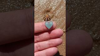 A Unique Sea Glass Heart Crafted by Hand Aged by the Sea [upl. by Britt]