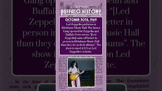 OnThisDay In 1969 Led Zeppelin Performs at Kleinhans [upl. by Aisyat]