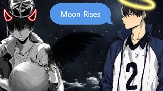 The Moon Rises  Haikyuu x MLP skit haikyuutextingstory [upl. by Donata842]