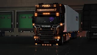 FINKL Scania R500 Custom  Venice  Trieste  ETS 2 Gameplay JBX3  PNG [upl. by Chickie]