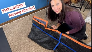 YMTLJHDSY Moving Blanket large durable and tear resistant moving blanket packing [upl. by Annatnom]