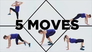 5 Calorie Burning Workout Moves You Can Do Anywhere [upl. by Solange394]