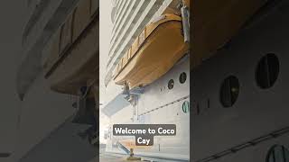 cococay royalcaribbean bahamascruise caribbeancruise [upl. by Zorah438]