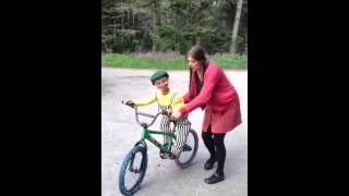 Ventriloquist Doll Riding a Bicycle [upl. by Sybil]