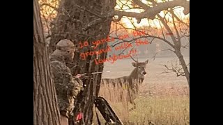 Longbow buck at 10 yards on the ground [upl. by Lovett833]