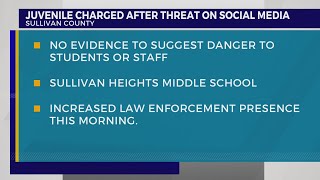 SCSO Juvenile charged after Sullivan Heights Middle School threat [upl. by Hagai]