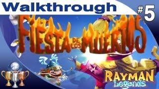 Rayman Legends Walkthrough  ALL Fiesta De Los Muertos Levels Part 12 PS4  Xbox One [upl. by Enrique]