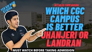 CGC LANDRAN VS CGC JHANJERI DETAILED ANALYSIS  PLACEMENTS REALITY OF CHANDIGARH GROUP OF COLLEGES😲 [upl. by Assirk10]