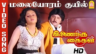 Malaiyorum Kuyil  மலையோரம் குயில் HD Video Song Inaindha Kaigal  Ramki  Arunpandian  Nirosha [upl. by Pasahow]