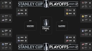 NHL Stanley Cup Playoff Second Round Predictions 2024 [upl. by Burtis]