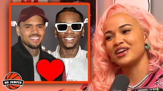 Lil CC Addresses Rumors of Love Triangle with Chris Brown amp Soulja Boy [upl. by Galanti212]