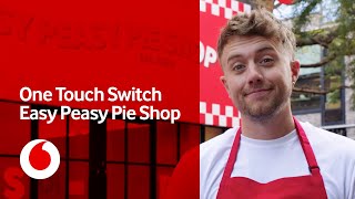 Roman Kemp turns pie maker at our Easy Peasy Pie Shop  One Touch Switch  Vodafone UK [upl. by Nylave]